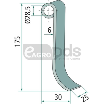 Cutit batator - GRANIT [18063-BRT-08]