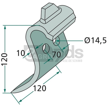Cutit tocator - GRANIT [18063-DUEC-01-1]