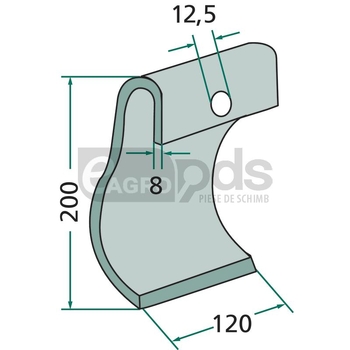 Cutit tocator - GRANIT [18063-DUEC-51]