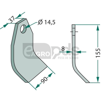 Cutit tocator - GRANIT [18063-FAL-11]