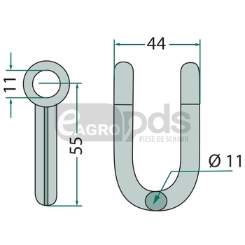 Cercel de arc - GRANIT [18063-HMF-06]