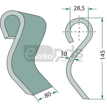 Cutit tocator - GRANIT [18063-IND-517]