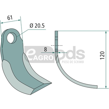 Cutit arcuit - GRANIT [18063-IND-70]