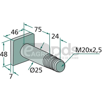 Bolt - GRANIT [18063-KUH-900]