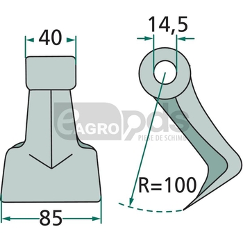 Ciocan batator - GRANIT [18063-M-37-14]