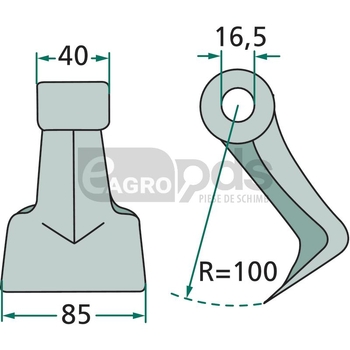 Ciocan batator - GRANIT [18063-M-37-16]
