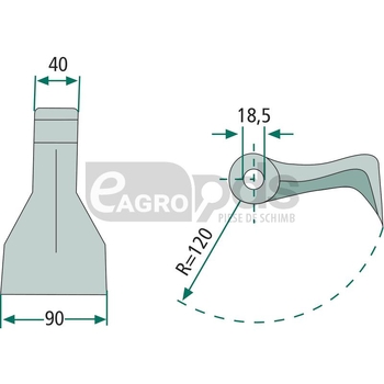 Ciocan batator - GRANIT [18063-M-39]