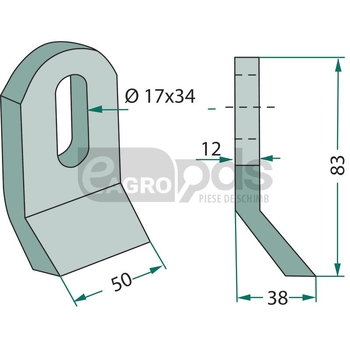 Cutit tocator - GRANIT [18063-MUE-06]