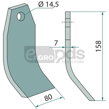 Cutit batator - GRANIT [18063-NOB-07]