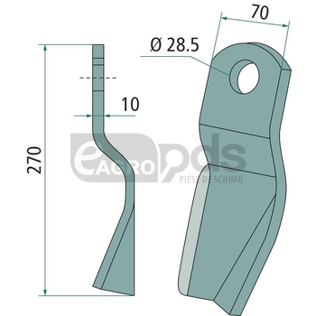 Cutit tocator - GRANIT [18063-PRI-01-R]