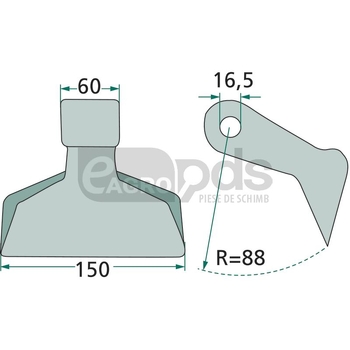 Ciocan batator - GRANIT [18063-RM-1-16]