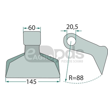 Ciocan batator - GRANIT [18063-RM-1-20]
