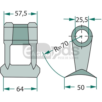 Ciocan batator - GRANIT [18063-RM-14]
