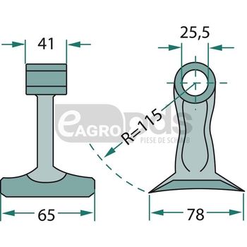 Ciocan batator - GRANIT [18063-RM-20]