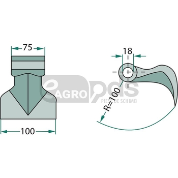 Ciocan batator - GRANIT [18063-RM-36-18]