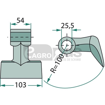 Ciocan batator - GRANIT [18063-RM-40]