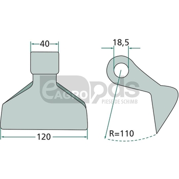 Ciocan batator - GRANIT [18063-RM-4-18]