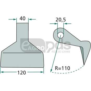 Ciocan batator - GRANIT [18063-RM-4-20]
