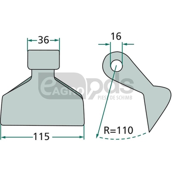 Ciocan batator - GRANIT [18063-RM-43]