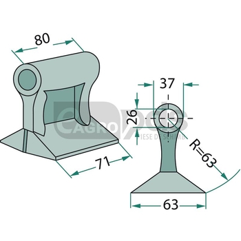 Ciocan batator - GRANIT [18063-RM-45]