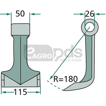 Ciocan batator - GRANIT [18063-RM-46]