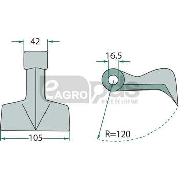 Ciocan batator - GRANIT [18063-RM-47]