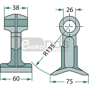 Ciocan batator - GRANIT [18063-RM-48]