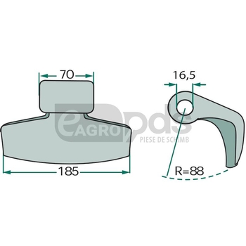 Ciocan batator - GRANIT [18063-RM-5-16]