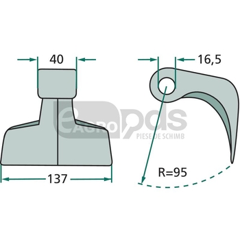 Ciocan batator - GRANIT [18063-RM-6]