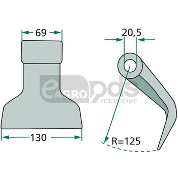 Ciocan batator - GRANIT [18063-RM-63]