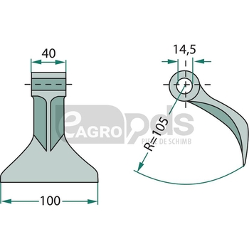 Ciocan batator - GRANIT [18063-RM-64-14]