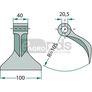 Ciocan batator - GRANIT [18063-RM-64-20]