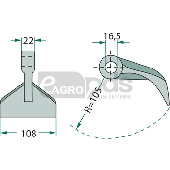 Ciocan batator - GRANIT [18063-RM-7-16]
