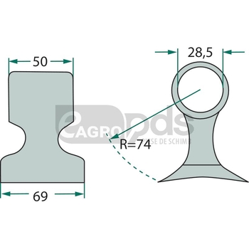 Ciocan batator - GRANIT [18063-RM-76]