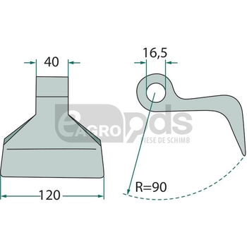 Ciocan batator - GRANIT [18063-RM-8]
