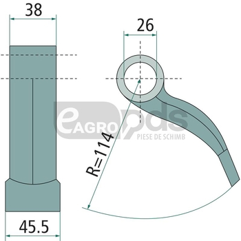 Ciocan batator - GRANIT [18063-RM-80]