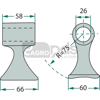 Ciocan batator - GRANIT [18063-RM-800]