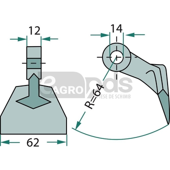 Ciocan batator - GRANIT [18063-RM-86]