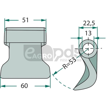 Ciocan batator - GRANIT [18063-RM-98]