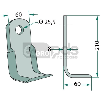 Cutit unghiular - GRANIT [18063-TRR-02]