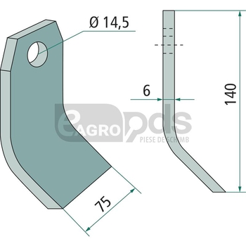 Cutit batator - GRANIT [18063-UGE-03]