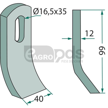 Cutit tocator - GRANIT [18063-VOT-55]