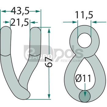 Chei de tachelaj - GRANIT [18063-VOT-63]