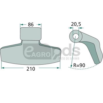 Ciocan batator - GRANIT [18063-WIL-51]