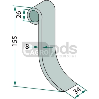 Cutit tocator - GRANIT [18063-ZZZ-05]