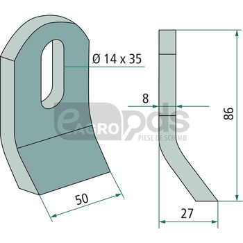 Cutit batator - GRANIT [18063-ZZZ-39]