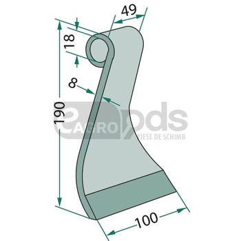 Cutit tocator - GRANIT [18063-ZZZ-46]