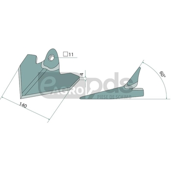 Brazdar tocator - GRANIT [1806700016]