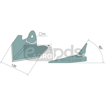 Brazdar tocator - GRANIT [1806700017]