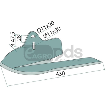 Brazdar pentru cultivator - GRANIT [180681320]